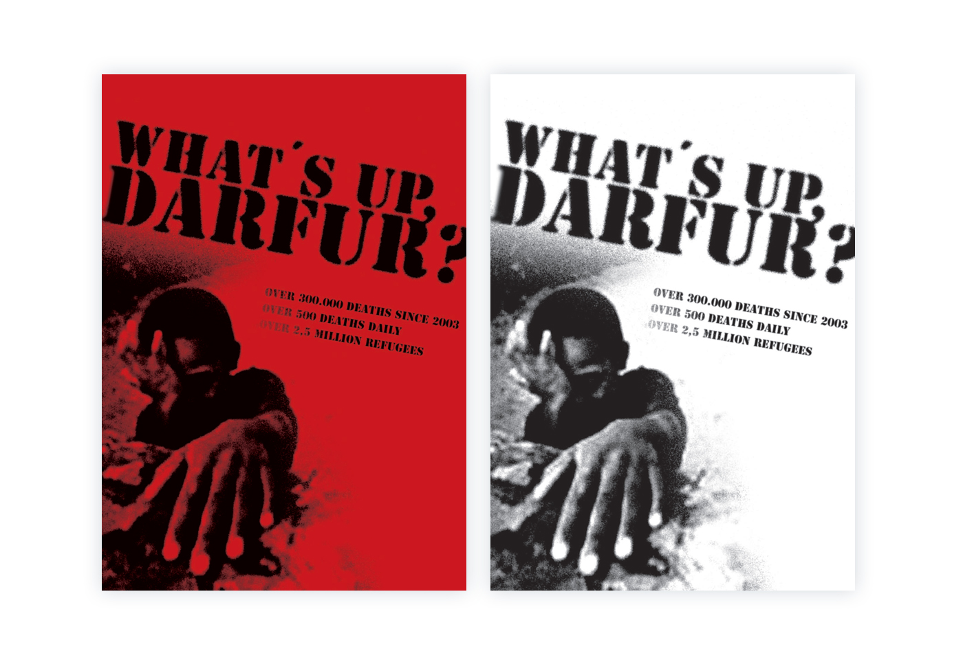 Poster: Guerra em Darfur - Sudão